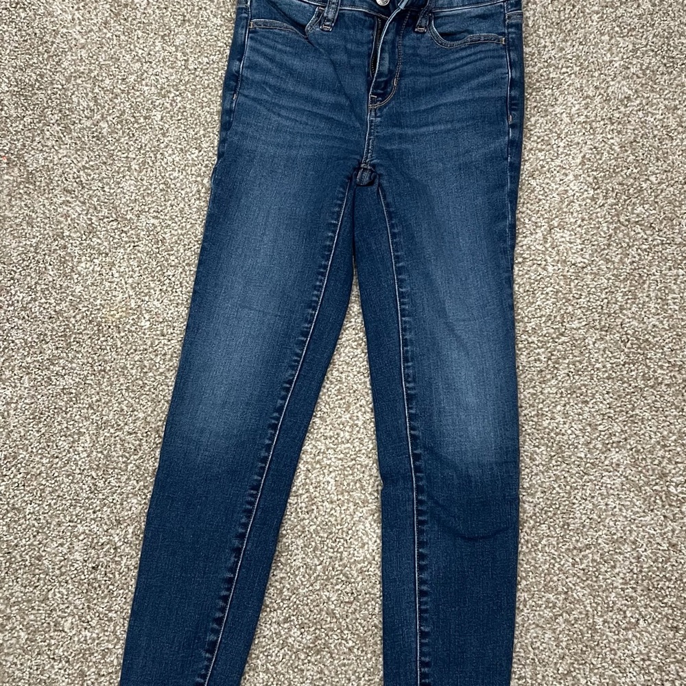 American Eagle Outfitters Dark Blue Skinny Jeans